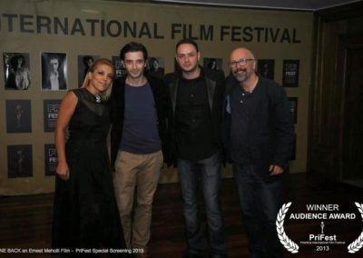 GONE BACK an Ernest Meholli film Astrit Alihajdaraj PriFest Premiere in Kosovo