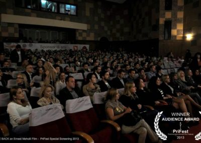 GONE BACK an Ernest Meholli film Astrit Alihajdaraj PriFest Premiere in Kosovo