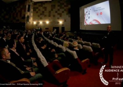 GONE BACK an Ernest Meholli film Astrit Alihajdaraj PriFest Premiere in Kosovo